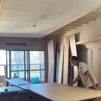 高雄木汪裝潢施工照片｜客廳