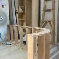 高雄木汪裝潢施工照片｜木作隔間