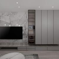 高雄木工裝潢完工照片｜客廳和櫃體