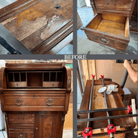 Vintage Roll Top Desk 