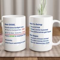 Dear DOGE Mug White