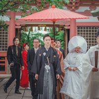 塩竃神社で花嫁行列