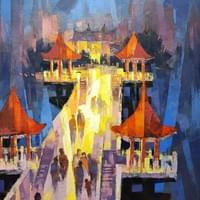 三峽夜色__亭橋與祖師廟15F