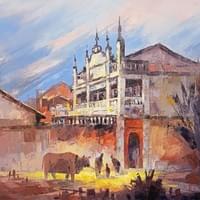 金門系列作品_牧歸20F