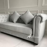 Chesterfield leather sofa