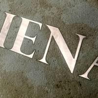Custome Cut inlay Text
