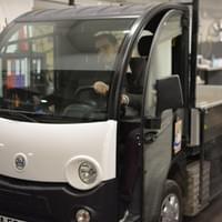 véhicules non immatriculés CLUB CAR ou EZGO en version 2 places + benne alu