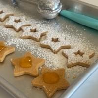 LINZER JAM COOKIES
