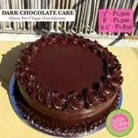 Dark Chocolate Cake (7", 8", 9.5")