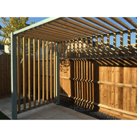 Completed Pergola and Fence