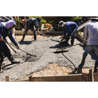 Concrete patio installation