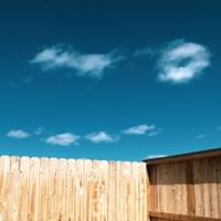 Custom wood privacy fence