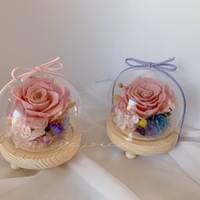 Eternal Rose Glass Dome-Small