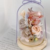 Eternal Rose Glass Dome- M