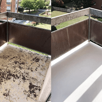 Nettoyage et réfection du sol d'un balcon - Nasona Glass