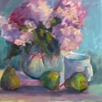 Hydrangeas and Pears 