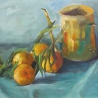 Oranges And Watering Can