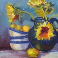 Sun Flowers and Lemons 