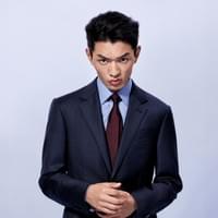 "TROFEO" Dark Navy Check Suit
