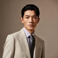 "AMEZING"Light Kahki Suit