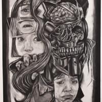 Fractured Self Portrait