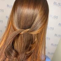 Bliss Uckfield precise hair cutting and luscious hair colouring