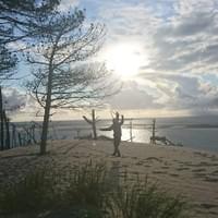 La mer, les dunes de sable