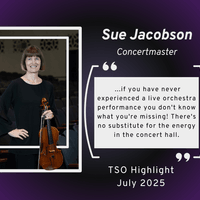 Temple Symphony Orchestra July 2025 Highlight - Sue Jacobson
