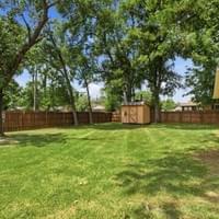 Backyard and Detached Garag
