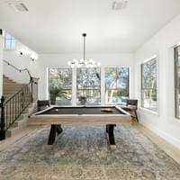 Adult game room after