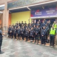 派遣40名維安人員