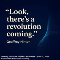 AI revolution, G. Hinton quote