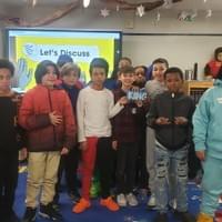 Elementary School Dream Kings during programming