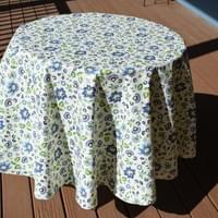 6885BC -Millefleurs Blue/Creme