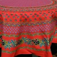 3871R-Olive & Mimosas Red