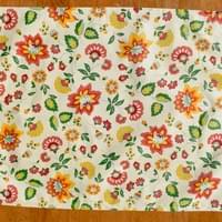 Millefleurs Yellow/Creme *