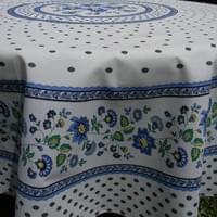 6884BW - Fayence Blue/White