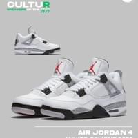 Jordan 4 Retro White Cement