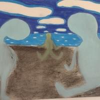 charcoal, pastels, and color pencil