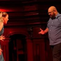 Rebecca Moret (Tosca), Sitiveni Talei (Scarpia); Photo Credit David Geer and Stanley Anagnostou