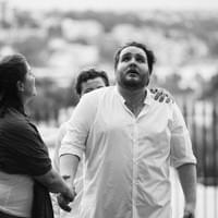 Joanna Dionis Ross (Sāvitrī), Jeremy Boulton (Death), Elias Wilson (Satyavān)