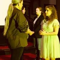 Rebecca Moret (Iphigénie), Samanta Lestavel (Pylade), Olivia Morberger (Oreste), Joanna Swadling (Young Iphigénie)