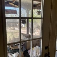 Wood Shop windows get dirty fast in Waxahachie