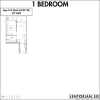 Lentor Modern 1 Bedroom