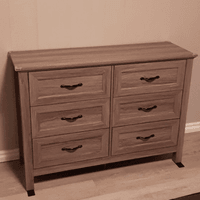 6-Drawer Dresser Assembled