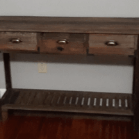Console Table Assembled