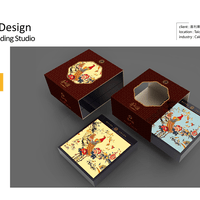 之點設計規劃 喜利廉 中式雙層禮盒規劃