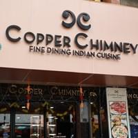Exterior view of Copper Chimney restaurant