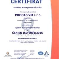 ČSN EN ISO 9001:2016