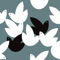 Lg Stylized Doves